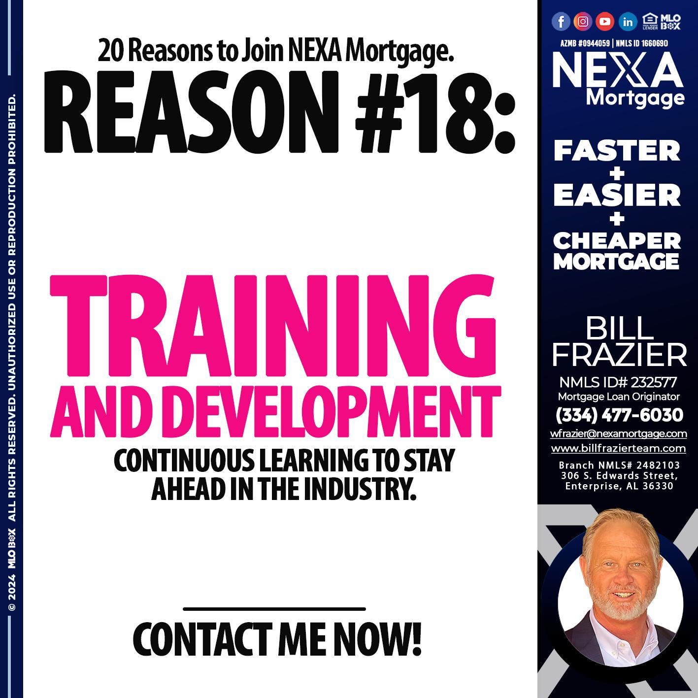 r18 - Bill Frazier -Mortgage Loan Originator