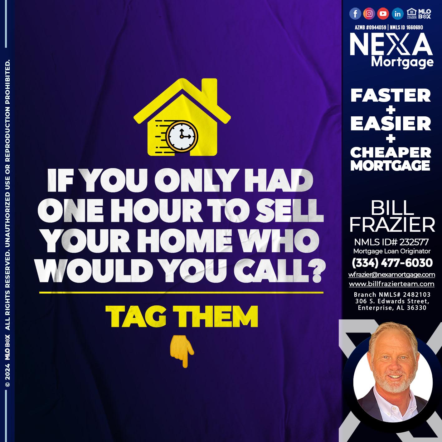 TAG - Bill Frazier -Mortgage Loan Originator