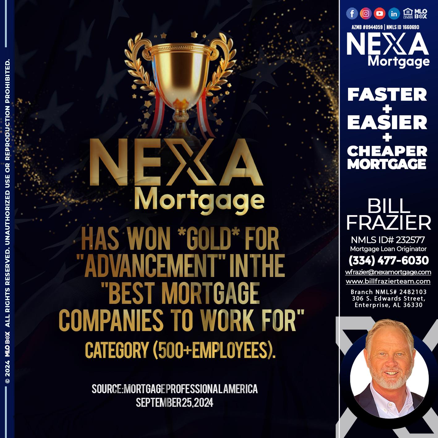 nexa 500 2 - Bill Frazier -Mortgage Loan Originator