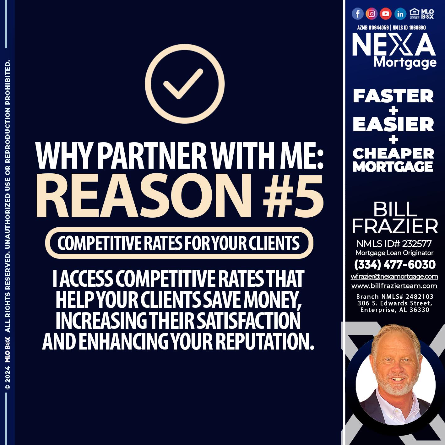 R5 - Bill Frazier -Mortgage Loan Originator