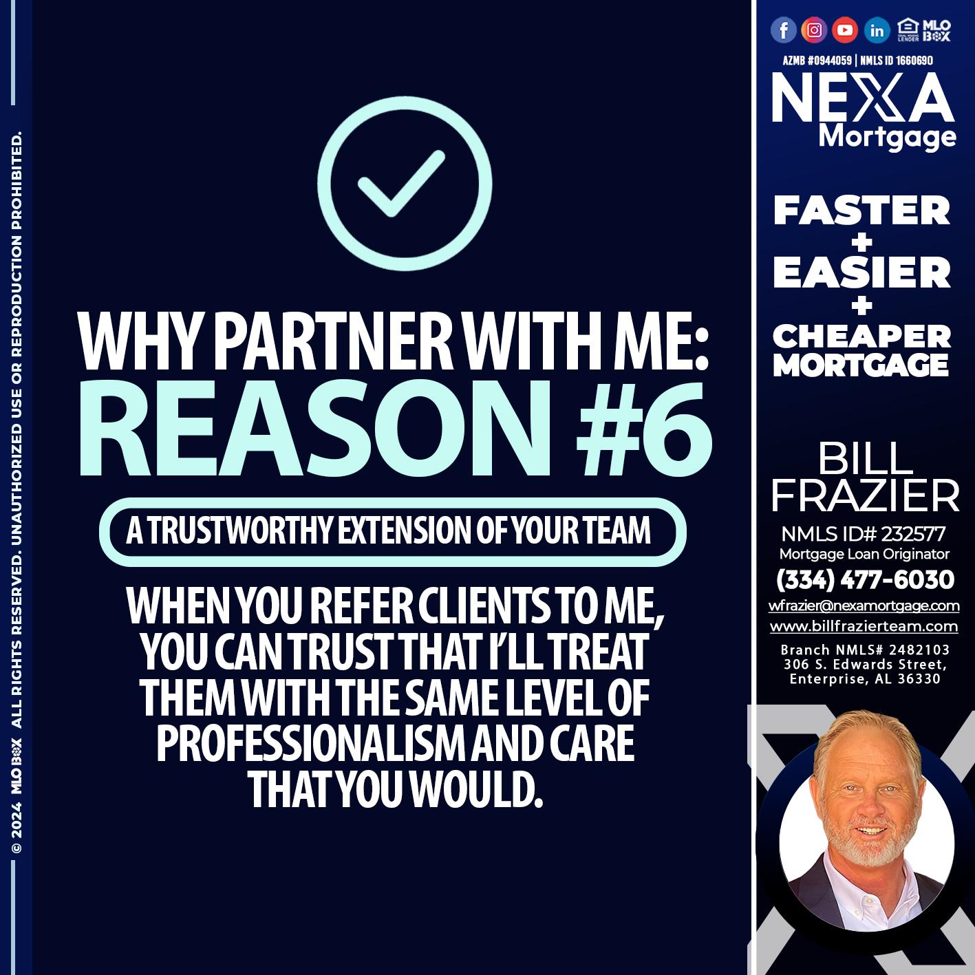 R6 - Bill Frazier -Mortgage Loan Originator
