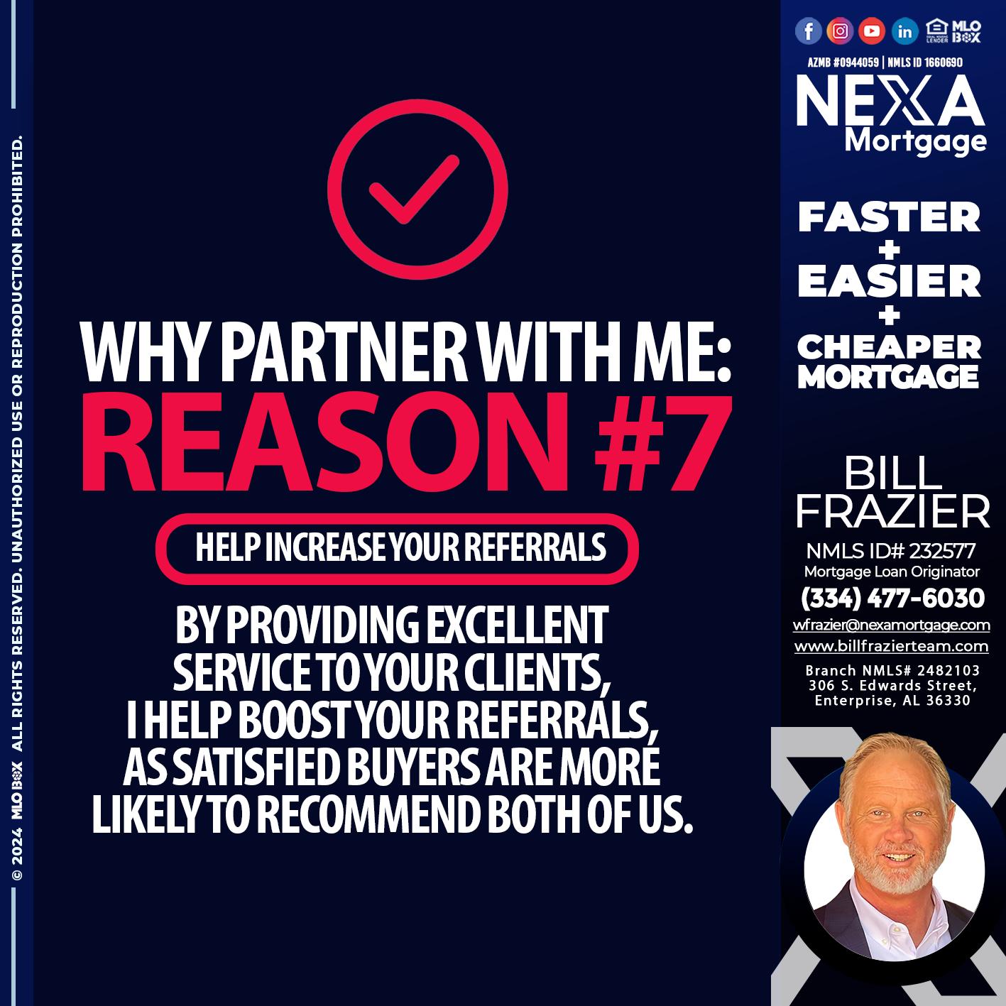 R7 - Bill Frazier -Mortgage Loan Originator