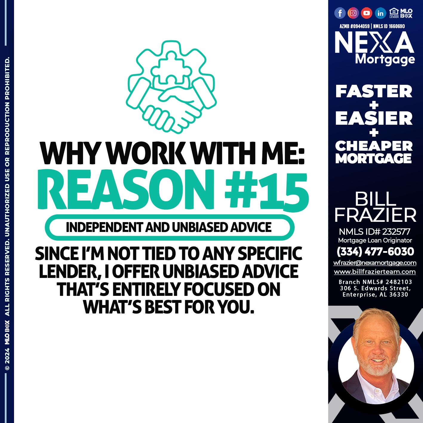 r15 - Bill Frazier -Mortgage Loan Originator