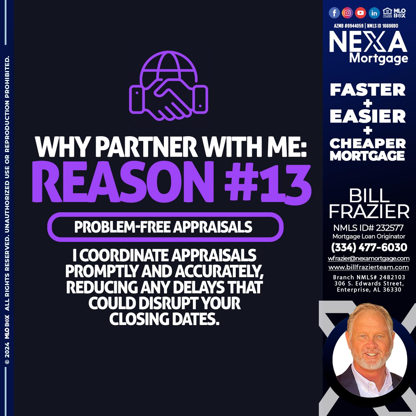 R13 - Bill Frazier -Mortgage Loan Originator