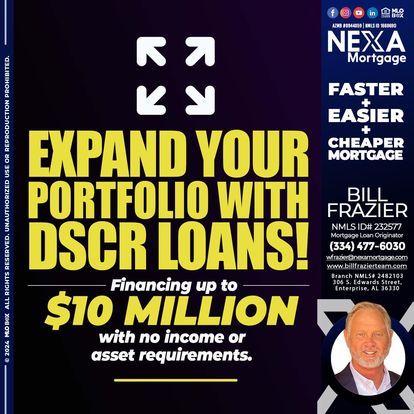 expand your - Bill Frazier -Mortgage Loan Originator