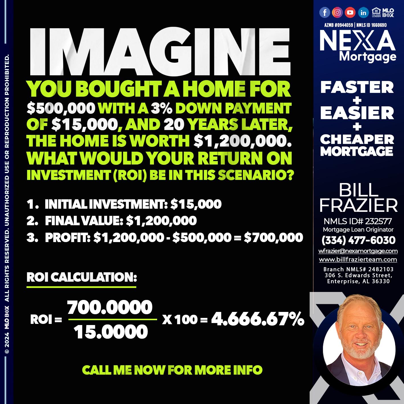 IMAGINE - Bill Frazier -Mortgage Loan Originator