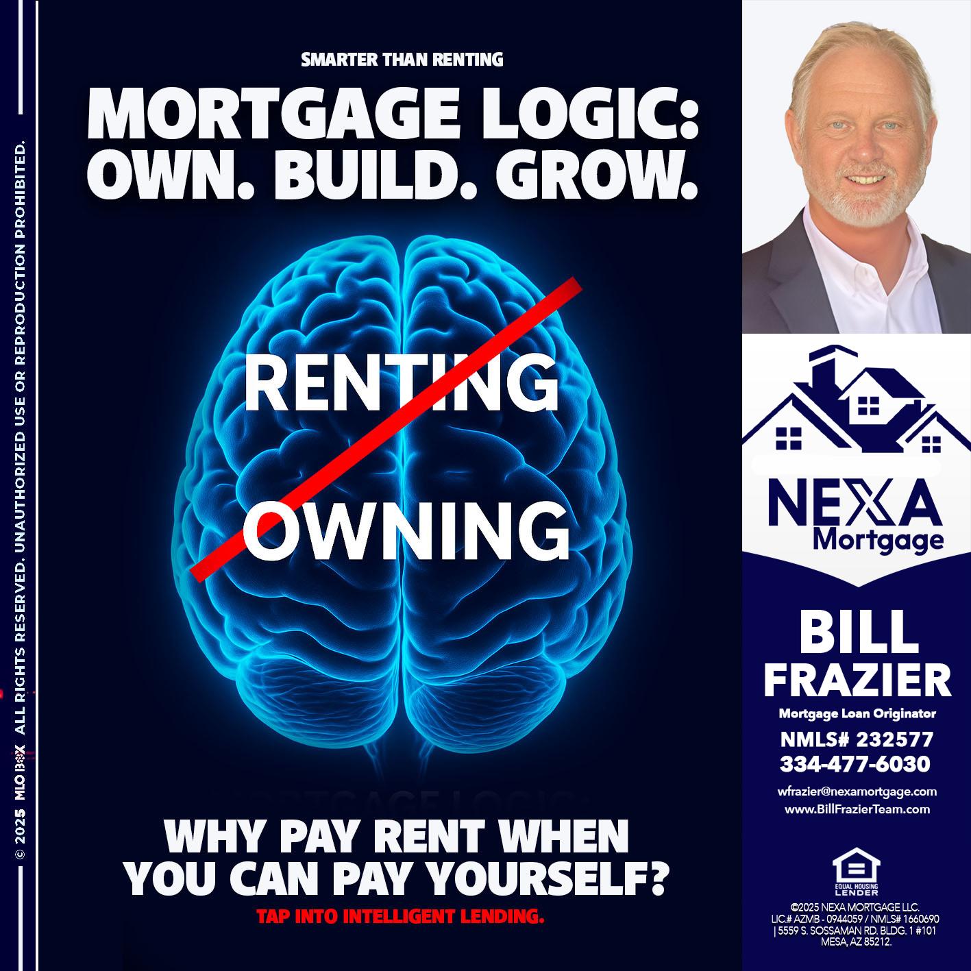 mortgage logic - Bill Frazier -Mortgage Loan Originator