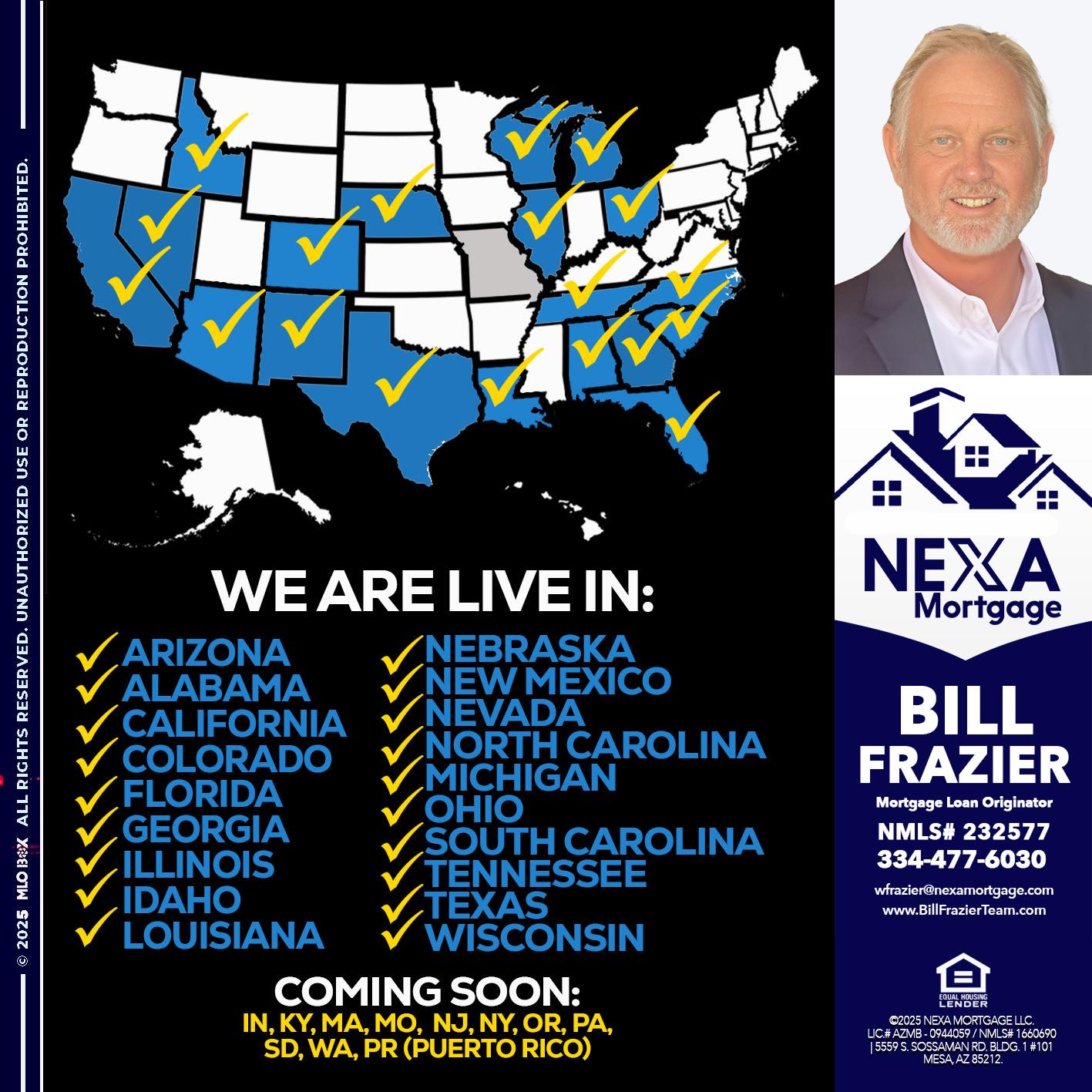 New Mexico live - Bill Frazier -Mortgage Loan Originator