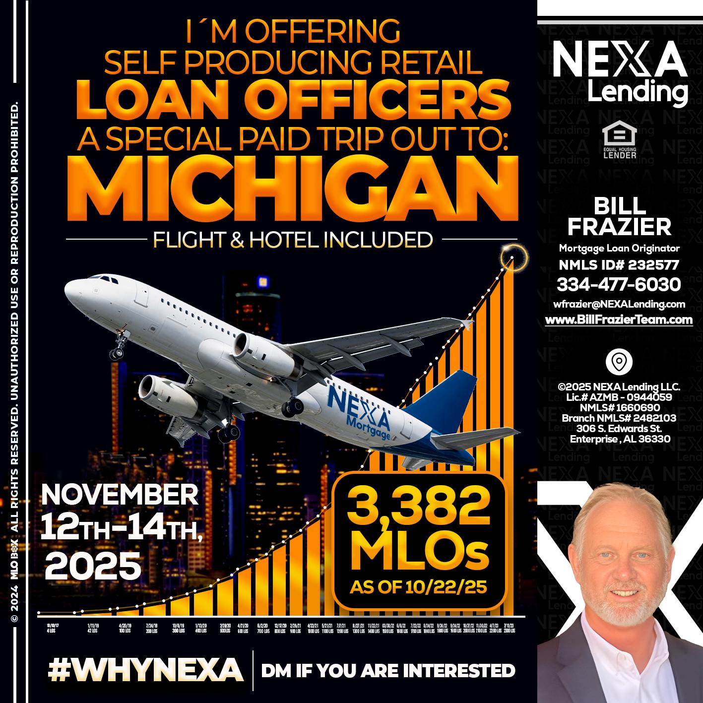michigan trip - Bill Frazier -Mortgage Loan Originator