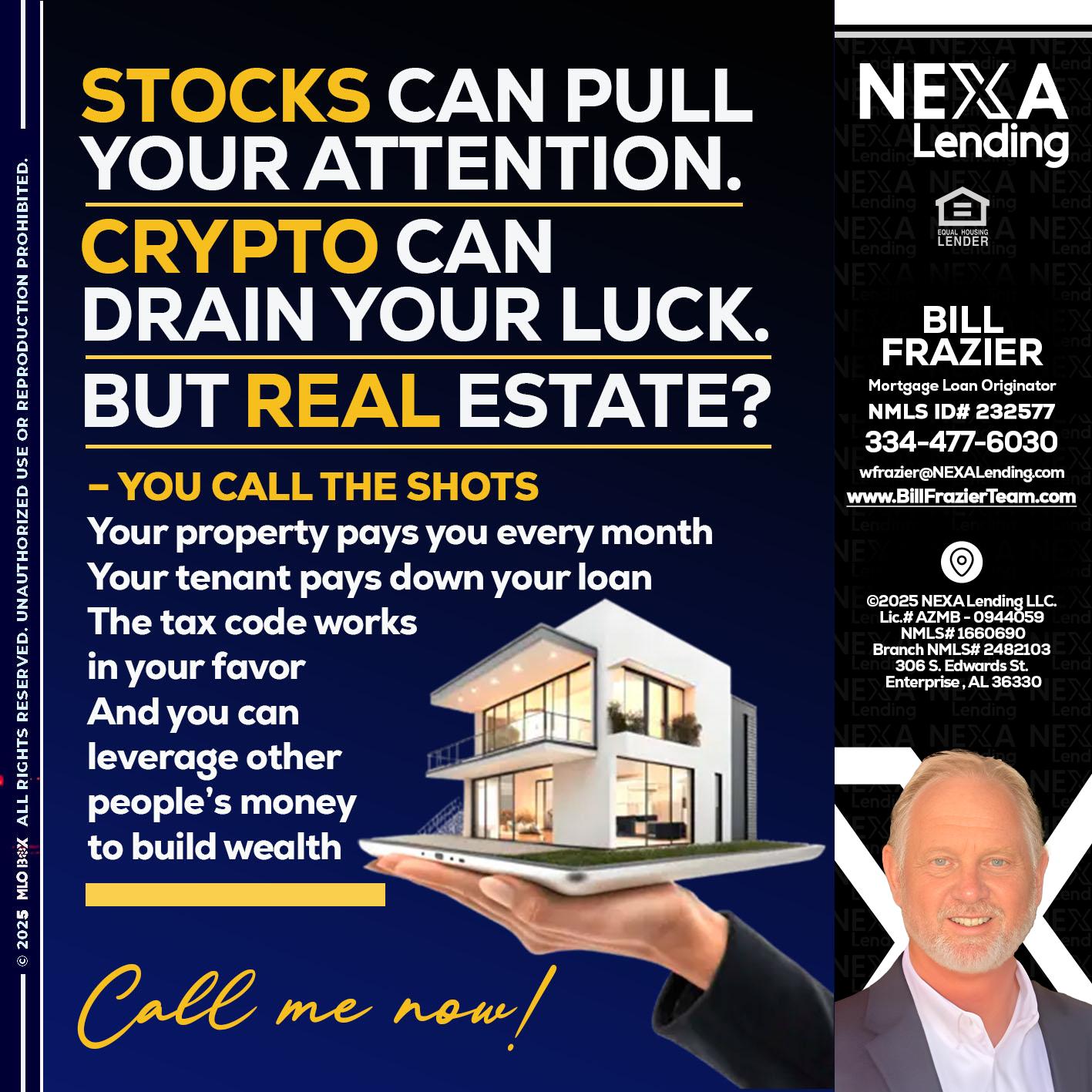 STOCK YOUR - Bill Frazier -Mortgage Loan Originator