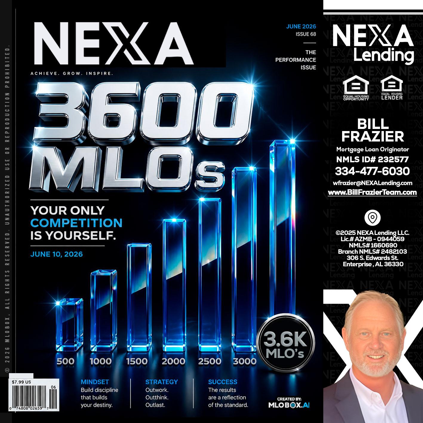 3600 MLOs - Bill Frazier -Mortgage Loan Originator