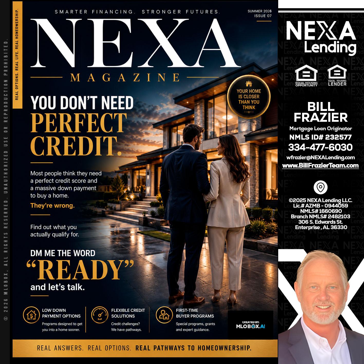 NEXA MAGAZINE - Bill Frazier -Mortgage Loan Originator