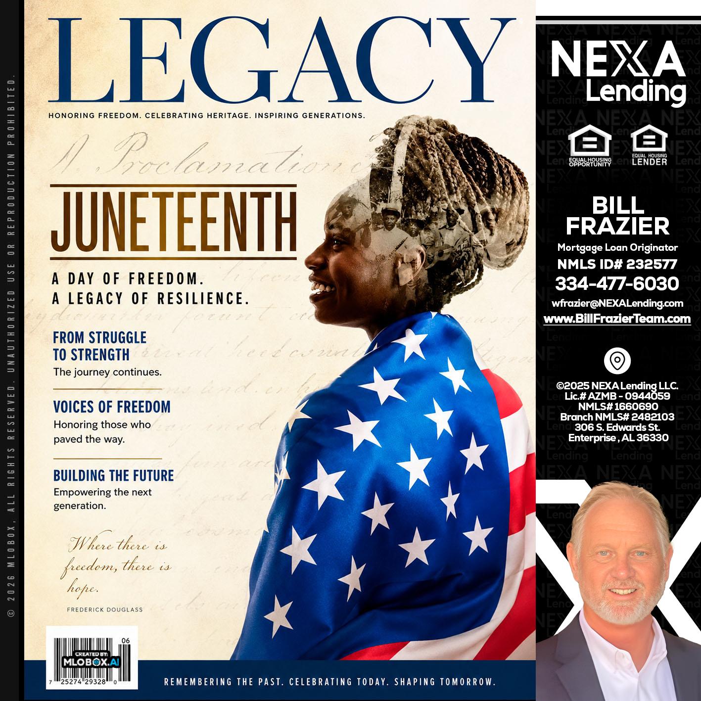 LEGACY - Bill Frazier -Mortgage Loan Originator