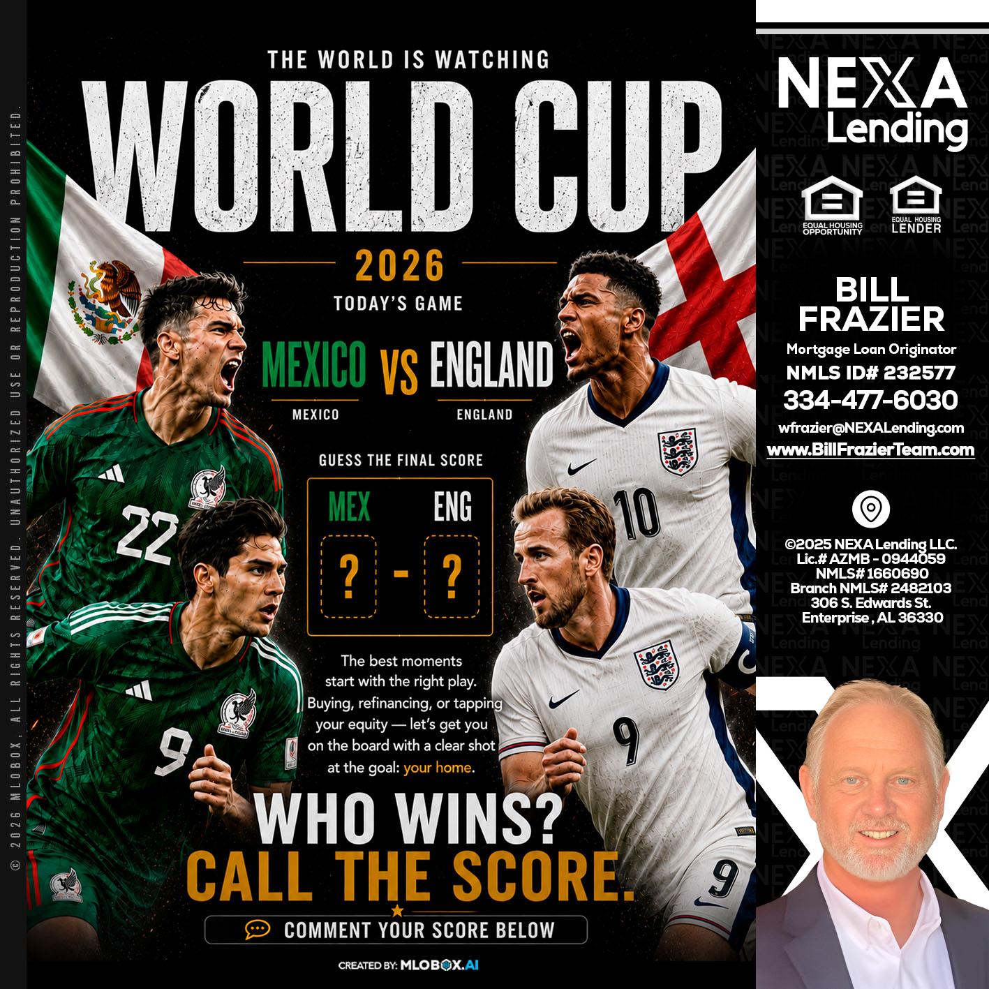 WHO'S WIN - Bill Frazier -Mortgage Loan Originator