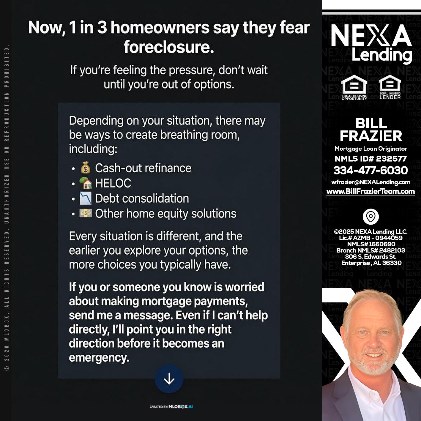 NOW - Bill Frazier -Mortgage Loan Originator